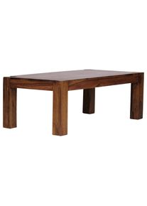 Mid.you , Sheeshamfarben , Holz , Sheesham , massiv , rechteckig , 60x40x110 cm , einfacher Aufbau ,