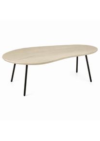 Mid.you , Wei&szlig; , Holz , Mangoholz , massiv , organisch , 63x36x122 cm , einfacher Aufbau ,