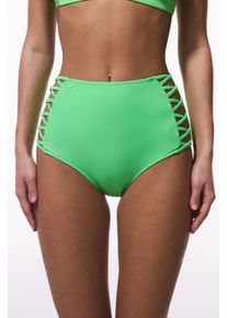 Hoogzwaist Cut-Out Bikini Shorts