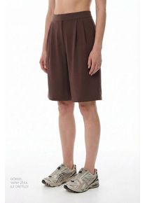 Hoog-Waisted Plyo Wijdbenige Shorts