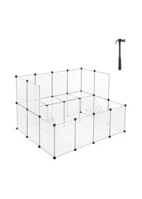 Boxxx Heimtiergehege, Schwarz, Transparent, Metall, Kunststoff, 143x92x108 cm, Freizeit & Co, Tierbedarf, Tierzubeh&ouml;r