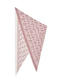 Dreieckstuch Codello "Codello Tuch", Damen, rosa, Obermaterial: 65% Polyester PES. 13% Polyacryl PAN. 13% Polyamid PA. 6% Wolle WO. 3% Elasthan EL., Modet&uuml;cher Dreieckstuch, mit Brezel-Allover-Motiv