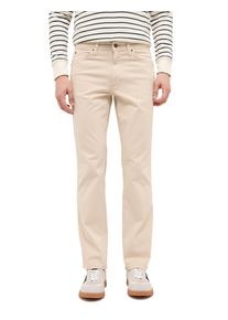 5-Pocket-Hose Mustang "Herren Style Tramper Straight", Herren, Gr. 34, L&auml;nge 32, beige (4092 beige), Twill, 97% Baumwolle, 3% Elasthan, unifarben, straight fit, Hosen 5-Pocket-Hose