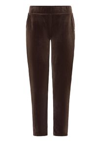 Chinohose oxmo "Chinohose OXEbba", Damen, Gr. S, N-Gr, braun (coffee bean), Obermaterial: 95% Polyester PES. 5% Elasthan EL., Hosen Chinohose