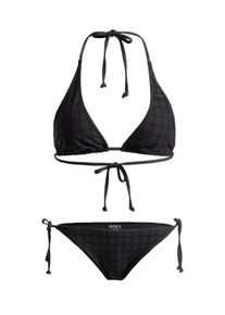 Triangel-Bikini Roxy "Camilo", Damen, Gr. XL, grau (anthrazit), Recycling-Polyester, Bikini-Sets Triangel-Bikini