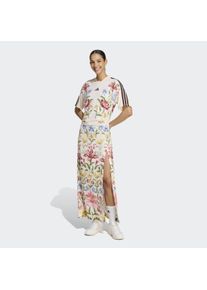 Shirtkleid adidas Sportswear "ADIDAS X FARM RIO PREMIUM DRESS", Damen, Gr. XL, N-Gr, bunt (ecru tint, shadow braun, craft gr&uuml;n), Obermaterial: 86% Polyester, 14% Elasthan, Kleider Shirtkleid