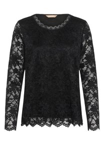 Langarmbluse Culture "Damen Bluse langarm CUlynn", Damen, Gr. XS, schwarz, Obermaterial: 90% Polyamid PA. 10% Elasthan EL., Blusen Langarmbluse