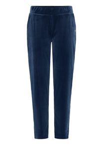 Chinohose oxmo "Chinohose OXEbba", Damen, Gr. XL, N-Gr, blau (marineblaus), Obermaterial: 95% Polyester PES. 5% Elasthan EL., Hosen Chinohose