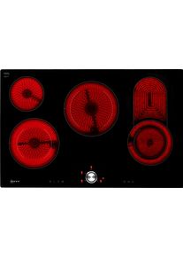 Neff Elektro-Kochfeld "T18PT16X0", schwarz, B:79,2cm H:5,1cm T:51,2cm, Kochfelder, Einfache TwistPad-Bedienung & Powerstufe f&uuml;r schnelle Hitze, Elektro-Kochfeld