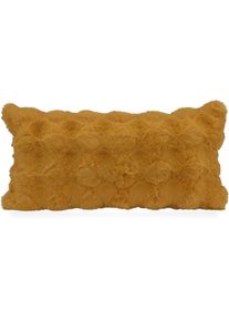 HOCK Dekokissen H.O.C.K. "H.O.C.K. Nordic", gelb (maiz gelb, felloptik unifarben), B:30cm H:10cm L:60cm, Polyester, Dekokissen_Sitzkissen_Kissenh&uuml;llen, Dekokissen, Besonders weiche, flauschige Oberfl&auml;che