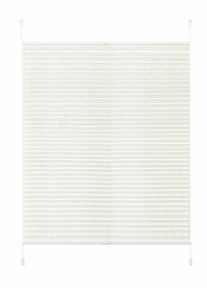 Plissee OTTO HOME "VALLERIIE" Gr. 15, wei&szlig; (creme), B:80cm H:210cm, Obermaterial: 100% Polyester, Plissees, Plissee, trendig, mit strukturierter Oberfl&auml;che, f&uuml;r Fenster & T&uuml;r, NEUHEIT
