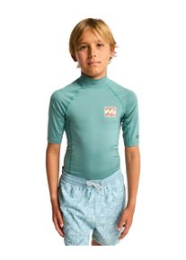 Rash Guard Billabong "Re Issue", Kinder, Gr. XL, gr&uuml;n (sea gr&uuml;n), Obermaterial: 84% Polyester, 16% Elasthan., Shirts Rash Guard