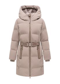 Steppmantel Navahoo "Funktionsmantel Wolkenwichtel 14", Damen, Gr. XL, beige (taupe grau), M&auml;ntel Steppmantel