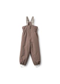 Skihose Wheat "Ski Pants Sal", M&auml;dchen, Gr. 116, N-Gr, braun (plum truffle), Web, Obermaterial: 100% Nylon, unifarben, normal lang, Hosen Skihose, Kunstfaser, wasserdicht, atmungsaktiv und leicht wattiert