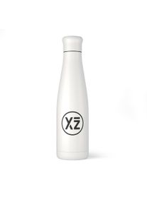 Trinkflasche YEAZ "Isolier-Trinkflasche INTENSE", Gr. Blacklist, wei&szlig; (powder wei&szlig;), Edelstahl, Trinkflaschen Trinkflasche