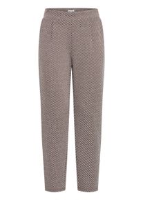 Stoffhose Ichi "Damen Casual IHKATE", Damen, Gr. M, N-Gr, rot (port royale, dunkelblau), Obermaterial: 73% Polyester PES. 25% Viskose CV. 2% Elasthan EL., Hosen Stoffhose