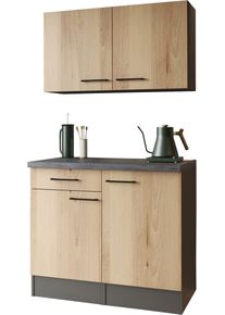 Buffet respekta "Oliver", artisan eiche nachbildung, B:100cm H:200cm T:60cm, MDF, Schr&auml;nke, Buffet, zerlegt, mit Soft Close Funktion, inkl. Oberschr&auml;nke, Breite 100 cm