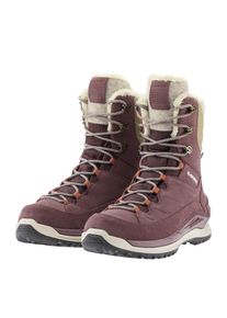 Winterstiefel Lowa "CALCETA EVO GORE-TEX WS", Damen, Gr. 39, braun (altrosa, ton), Textil, Veloursleder, Schuhe Winterstiefel, wasserdicht, winddicht,atmungsaktiv dank GORE-TEX Membrane