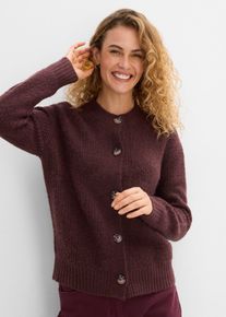 Cardigan, viola, Taglia 58/60 (XXL), bonprix