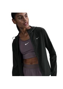 Laufjacke Nike "W NK SWIFT RPL PKBL JKT", Damen, Gr. L, schwarz (schwarz, reflective silv), Web;Netz, Obermaterial: 80% Polyester, 20% Elasthan, unifarben, figurumspielend normal, Rundhals, elastischer Bund, Jacken Laufjacke, mit Kapuze und Kordelzug, atmungsaktiv, wasserabweisend, windabweisend