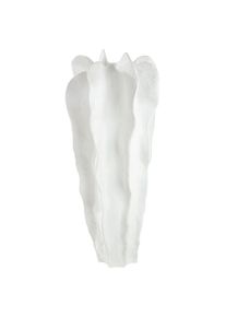 Bodenvase Gilde "Wavey", wei&szlig;, B:38cm H:92cm T:38cm, Kunstharz, Vasen, Bodenvase, Bodenvase Wavey wei&szlig; H&ouml;he: 92cm
