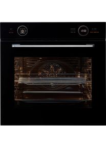 Hanseatic Backofen "HBO7213A1", Energieeffizienz: A+, schwarz, B:59,5cm H:59,5cm T:56,6cm, Back&ouml;fen, inkl. 3 Jahre Herstellergarantie, Backofen