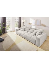 Jockenh&ouml;fer Big-Sofa JOCKENH&Ouml;FER GRUPPE "Moldau, B. 306 cm, mit Federkernpolsterung, Liegefl&auml;che 120x240 cm", wei&szlig; (beige 432, 07), B:306cm H:83cm T:134cm, Flachgewebe: 100% Polyester, Sofas, Big-Sofa, Mega-Sofa im XXL-Format, Federkern, 12 Kissen
