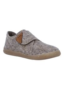 Barfu&szlig;schuh Richter "Fun (Felt)", Jungen, Gr. 32, beige, Filz, Schuhe Barfu&szlig;schuh, Hausschuh mit Kontrastbesatz, Gr&ouml;&szlig;enschablone zum Download