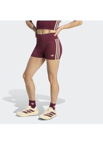Shorts adidas Performance "OG SP SHO LEG", Damen, Gr. XXL, L&auml;nge 5, rot (maroon, innenbeinl&auml;nge ca. 13 cm), Obermaterial: 73% Polyester, 27% Elasthan, Hosen Shorts