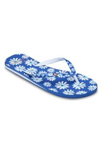Sandale Roxy "Portofino", Damen, Gr. 9(40), blau (dutch blau), Obermaterial:Obermaterial: 98% Synthetik/2% Metall, Futter: 100% Synthetik, Laufsohle: 100% Schwammgummi;, Schuhe Sandale