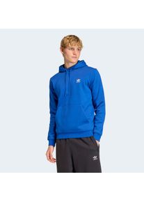 Kapuzensweatshirt adidas originals "TREFOIL ESSENTIALS HOODIE", Herren, Gr. M, blau (collegiate royal), Obermaterial: 70% Baumwolle, 30% Polyester, normal, Rundhals, angesetztes B&uuml;ndchen, Sweatshirts Kapuzensweatshirt, mit K&auml;ngurutasche, in normaler L&auml;nge