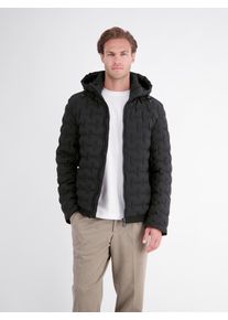 Steppjacke Lerros "W&auml;rmende Funktions-Steppjacke mit abnehmbarer Kapuze", Herren, Gr. M, schwarz, 100% Polyester, Jacken Steppjacke