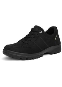 Keilsneaker Ara "SAAS FEE-GTX", Damen, Gr. 9 (43), schwarz, Textil, Schuhe Keilsneaker, Freizeitschuh, Halbschuh, Schn&uuml;rer mit Ziern&auml;hten, Weite G