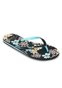 Sandale Roxy "Portofino", Damen, Gr. 8(38), bunt (braun, blau), Obermaterial:Obermaterial: 98% Synthetik/2% Metall, Futter: 100% Synthetik, Laufsohle: 100% Schwammgummi;, Schuhe Sandale