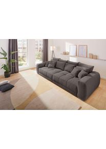 Jockenh&ouml;fer Big-Sofa JOCKENH&Ouml;FER GRUPPE "Moldau, B. 306 cm, mit Federkernpolsterung, Liegefl&auml;che 120x240 cm", grau (dunkelgrau 432, 09), B:306cm H:83cm T:134cm, Flachgewebe: 100% Polyester, Sofas, Big-Sofa, Mega-Sofa im XXL-Format, Federkern, 12 Kissen