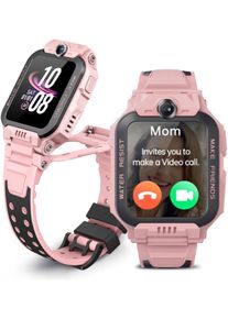 Smartwatch IMOO "Watch Phone Z7 Kinder", rosa (rosa, rosa), Smartwatches, 33mm, ohne eSIM, Smartwatch