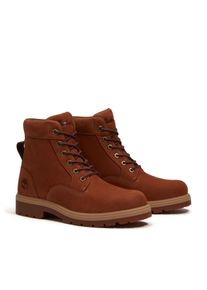 Schn&uuml;rboots Timberland "AUBURN FALLS - 6 INCH LACE UP BOOT", Herren, Gr. 40, braun (rust nubuck), Leder, Schuhe Schn&uuml;rboots
