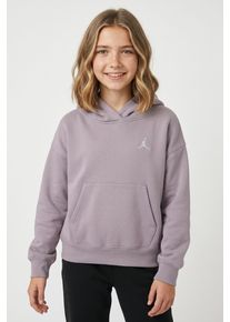 Kapuzensweatshirt Jordan "f&uuml;r Kids", M&auml;dchen, Gr. S (122/128), lila (particle rose), Obermaterial: 80% Baumwolle, 20% Polyester, normal, Rundhals, Sweatshirts Kapuzensweatshirt, f&uuml;r Kinder und Jugendliche, sportlicher Stil, mit Kapuze
