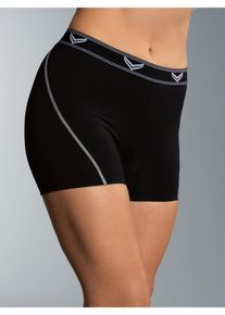 Funktionsunterhose TRIGEMA "TRIGEMA Radunterhose", Damen, Gr. L, 1 Stk., schwarz, 85% Polyester (Bioactive), 15% Elastan, Unterhosen Funktionsunterhose