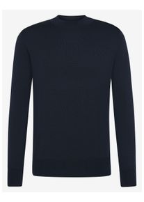 Stehkragenpullover Benvenuto. "Benvenuto. Pullover ADRIANO", Herren, Gr. XL, blau (midnight blau), Casual, regular fit, Pullover Stehkragenpullover, mit weichem Strickmaterial