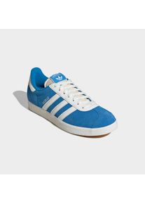 Sneaker adidas originals "GAZELLE", Herren, Gr. 43, blau (bright blau, sanftes wei&szlig;, bright blau), Leder, Synthetik, Schuhe Sneaker