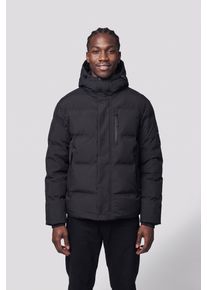 Jack & Jones Steppjacke JACK & JONES "JCOTRACE ALPHA PUFFER JACKET", Herren, Gr. L, schwarz, Web, Obermaterial: 100% Polyester, unifarben, regular fit normal, B&uuml;ndchen, Jacken Steppjacke, Kunstfaser, regular fit