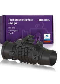 Kessel Staufix R&uuml;ckstaudoppelverschluss 730100 DN 100, freiliegend