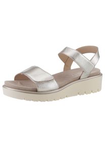 Ara "BILBAO", Sommerschuh, Sandale, Keilabsatz, Klett, Weite G (weit)