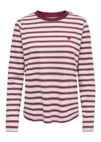Jacqueline de Yong JDY "JDYPISA L/S PRINT TOP JRS NOOS" Baumwolle, regular fit