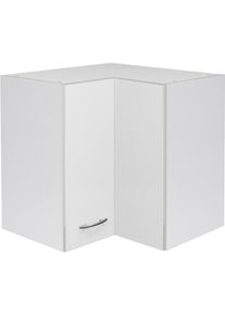 Eckh&auml;ngeschrank Flex-Well "Wito", wei&szlig; (wei&szlig;, fantasie), B:60cm H:54,8cm T:32cm, Holzwerkstoff, Schr&auml;nke, Eckh&auml;ngeschrank, (B x H x T) 60/60 x 54,8 x 32 cm