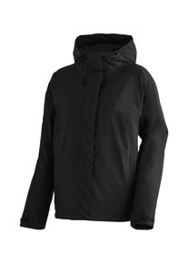 Funktionsjacke Maier Sports "Elite Warm W", Damen, Gr. 36, schwarz, 100% Polyester, Jacken Funktionsjacke, Damen Winterjacke wasserdicht, mit RV-Taschen und Kapuze