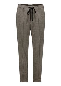 BETTY & CO Schlupfhose BETTY & CO "Schlupfhose mit Muster", Damen, Gr. 42, bunt (nature, schwarz), Hosen Schlupfhose