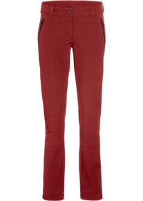 Outdoorhose Maier Sports "DA-HOSE EL. HELGA SLIM", Damen, Gr. 40, N-Gr, rot (sun dried tomato), Obermaterial: 91% Polyester, 9% Elasthan, Hosen Outdoorhose, mit elastischem mSTRETCH-pro-2-Doppelgewebe, bequeme Passform