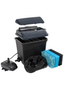 Teichfilter Ubbink "SmartClear 6000 PlusSet", blau (schwarzblau), B:29,3cm H:38,8cm L:39,2cm, Kunststoff, Filteranlagen, Teichfilter, Kompakt und effektiv